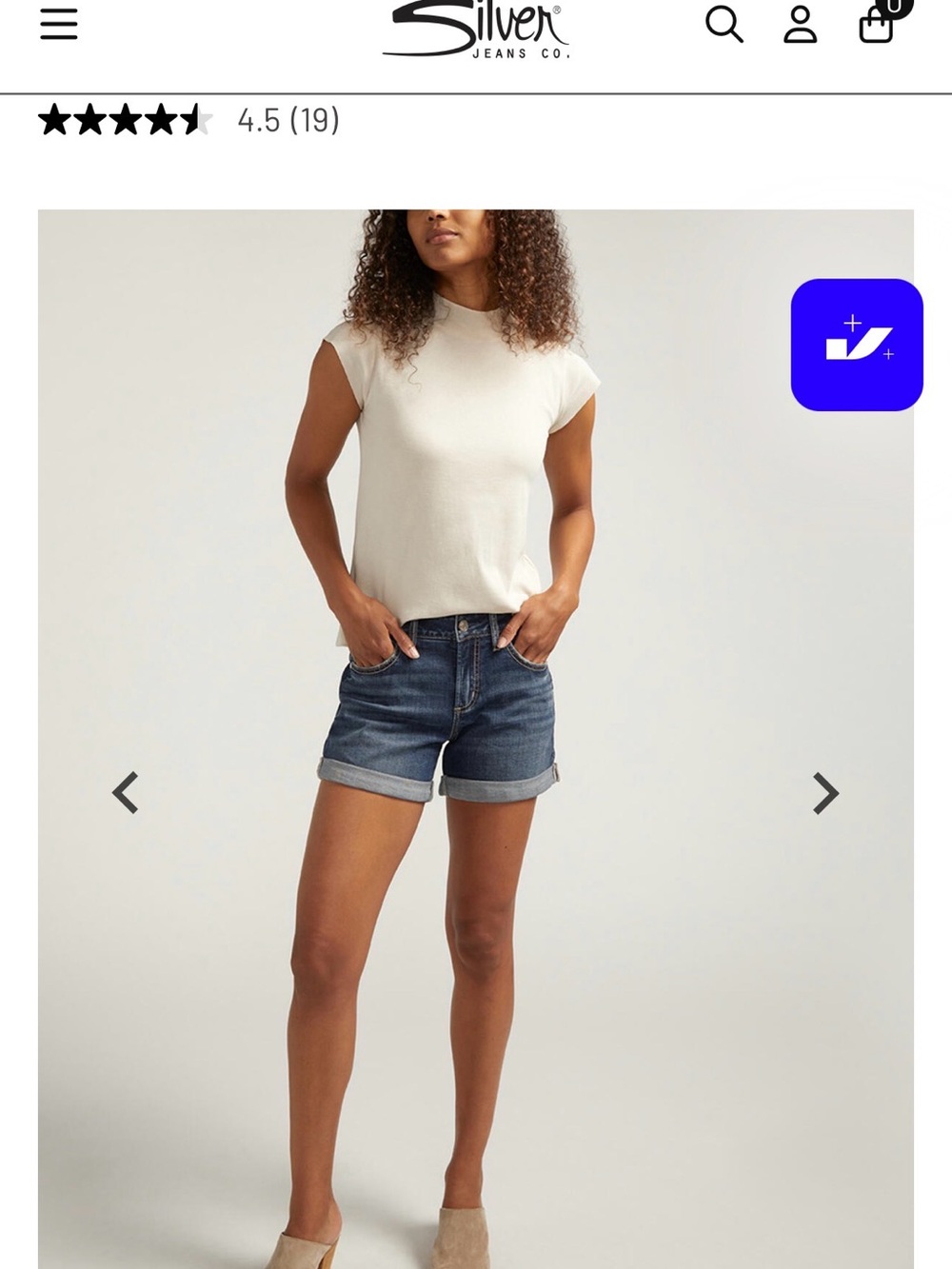 Silver Boyfriend Shorts-29